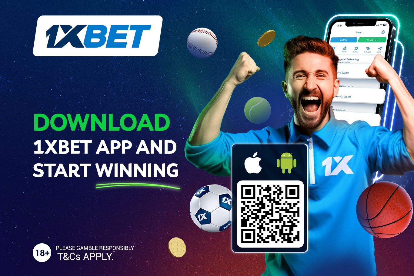 Mobile app 1xBet