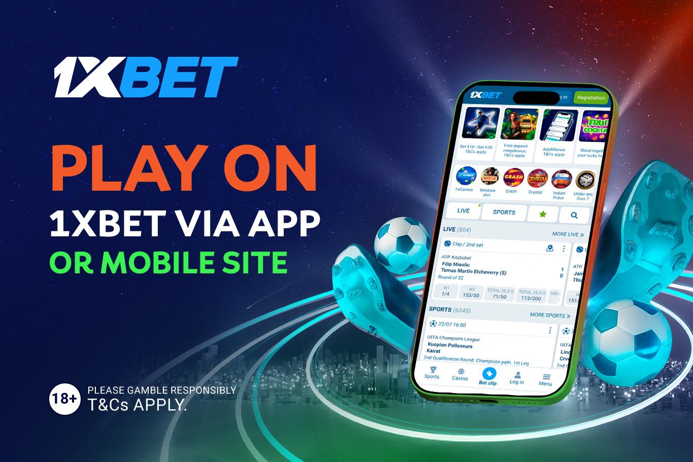 1xBet casino bonuses