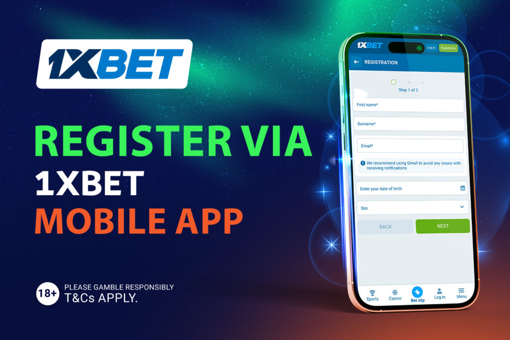 1xBet mobile app online